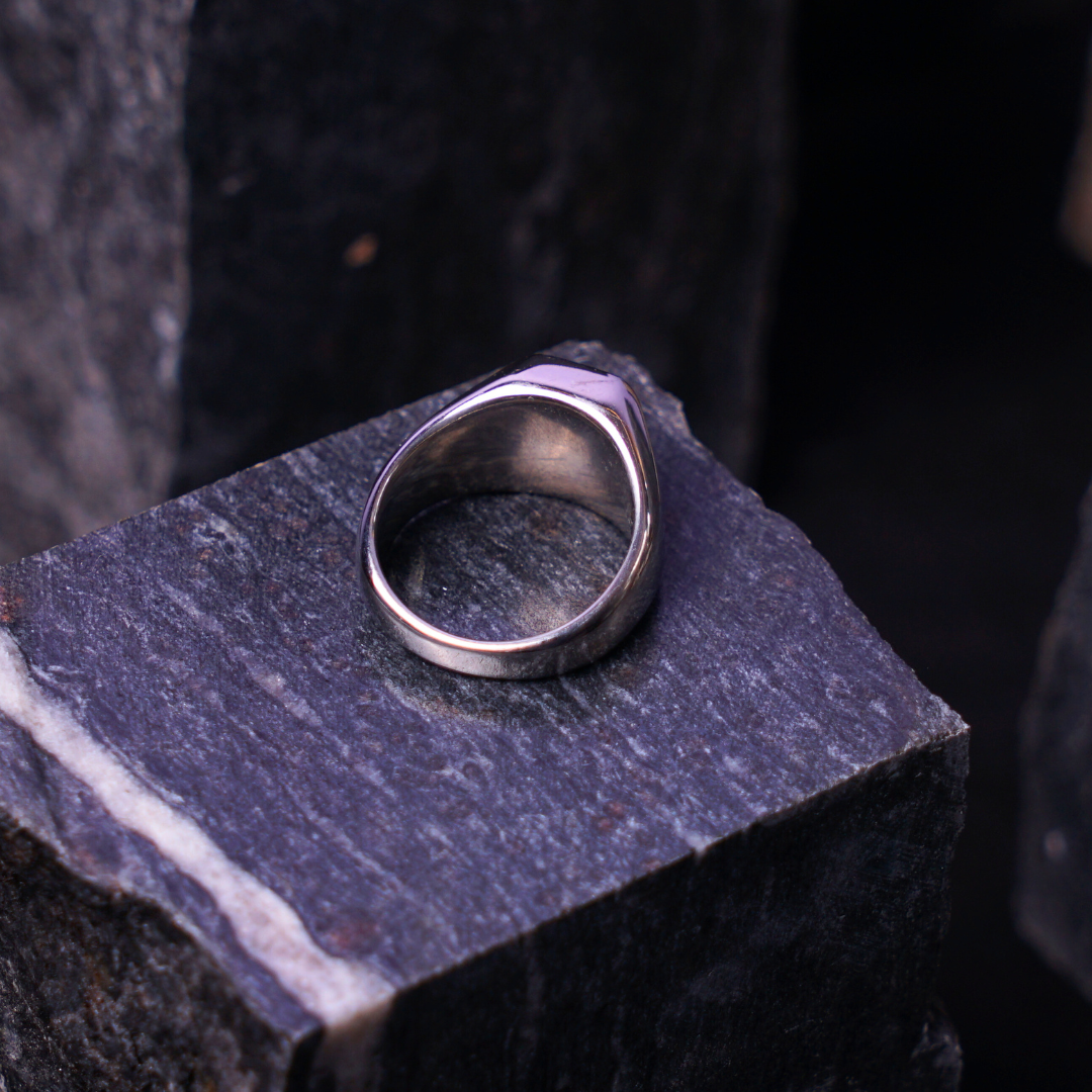 Silver Blue Stone Ring - TRB028