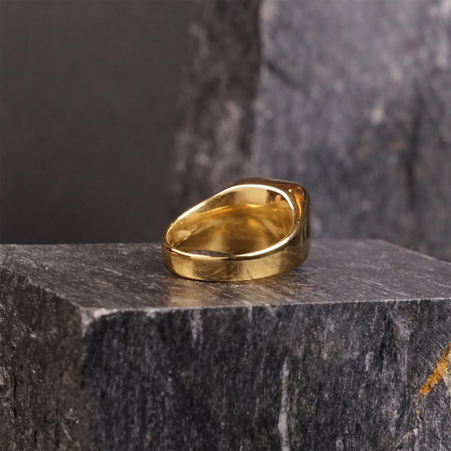 Classic Golden Onyx Ring - TRB017