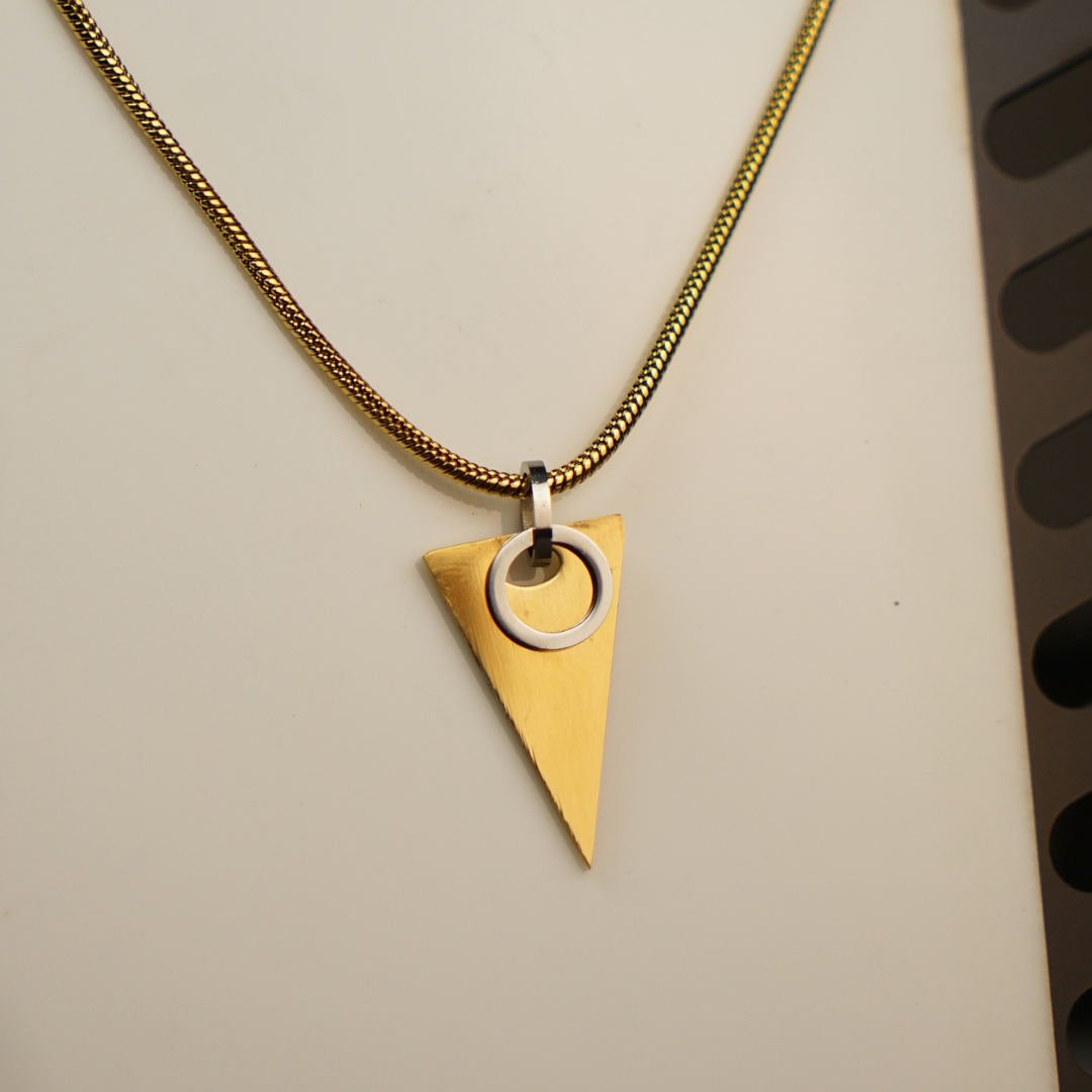 Gold Tricon Pendant